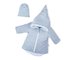 Zimní kojenecký kabátek s čepičkou Nicol Kids Winter šedý