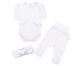 3-dílná bavlněná kojenecká souprava New Baby Lili