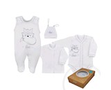 4-dílná kojenecká souprava Koala Fox Love bílá
