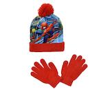 Dětská čepice a rukavice Spiderman (Rh 4077)