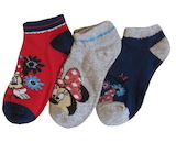 Dětské kotníkové ponožky Minnie 3 páry (ue0602)