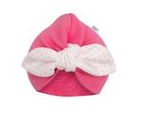 Dívčí čepička turban New Baby For Girls dots