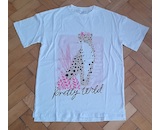 Dívčí tričko Next Oversized s obrázkem Leoparda, vel. 152