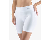 GINA dámské boxerky prodloužené, kratší nohavička, bezešvé, klasické, jednobarevné Eco Bamboo 03019P  - bílá  L/XL