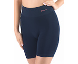 GINA dámské boxerky prodloužené, kratší nohavička, bezešvé, klasické, jednobarevné Eco Bamboo 03019P  - lékořice tomato M/L