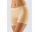 GINA dámské boxerky delší nohavička, kratší nohavička, bezešvé, klasické, jednobarevné Bamboo PureLine 03013P  - tělová  L/XL