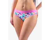 GINA dámské kalhotky bokové se širokým bokem, širší bok, šité, s potiskem Disco XVII 16169P - pink atlantic 38/40