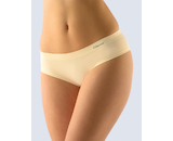 GINA dámské kalhotky francouzské, bezešvé, bokové, jednobarevné MicroBavlna 04004P  - tělová  M/L