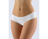 GINA dámské kalhotky francouzské, šité, bokové, s krajkou, jednobarevné La Femme 2 14113P  - bílá  34/36