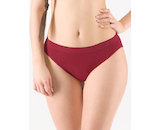 GINA dámské kalhotky klasické s úzkým bokem, úzký bok, bezešvé, jednobarevné Bamboo PureLine 00018P  - brandy  S/M