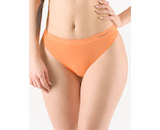 GINA dámské kalhotky klasické s úzkým bokem, úzký bok, bezešvé, jednobarevné Bamboo PureLine 00018P - tm. lososová L/XL
