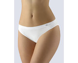 GINA dámské kalhotky klasické s úzkým bokem, úzký bok, bezešvé, jednobarevné Bamboo Soft 00046P  - bílá  L/XL