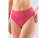 GINA dámské kalhotky klasické se širokým bokem, širší bok, bezešvé, jednobarevné Bamboo PureLine 00035P - purpurová L/XL