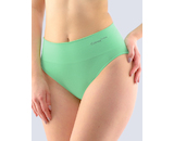GINA dámské kalhotky klasické se širokým bokem, širší bok, bezešvé, jednobarevné Bamboo PureLine 00035P - sv. zelená M/L