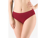 GINA dámské kalhotky klasické, širší bok, bezešvé, jednobarevné Bamboo PureLine 00019P  - brandy  L/XL