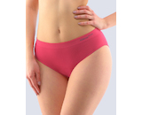 GINA dámské kalhotky klasické, širší bok, bezešvé, jednobarevné Bamboo PureLine 00019P  - purpurová  S/M
