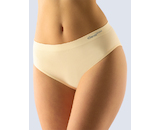 GINA dámské kalhotky klasické, širší bok, bezešvé, jednobarevné Bamboo PureLine 00019P - tělová M/L