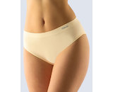 GINA dámské kalhotky klasické, širší bok, bezešvé, jednobarevné MicroBavlna 00008P  - tělová  M/L