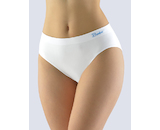 GINA dámské kalhotky klasické, širší bok, bezešvé Natural Bamboo 00041P - bílá dunaj L/XL