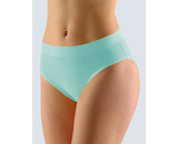 GINA dámské kalhotky klasické, širší bok, šité, jednobarevné Disco Solid 10226P - aqua 50/52