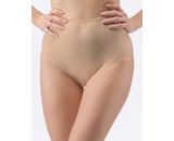 GINA dámské kalhotky klasické v nadměrných velikostech, nadměrné, šité, jednobarevné  11087P  - béžová  58/60