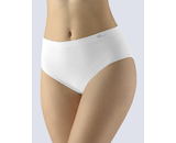 GINA dámské kalhotky klasické mama, větší velikosti, bezešvé, jednobarevné Bamboo Soft 01003P  - bílá  L/XL