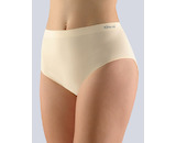 GINA dámské kalhotky klasické ve větších velikostech, větší velikosti, bezešvé, jednobarevné MicroBavlna 01000P  - tělová  XL/X