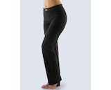 GINA dámské kalhoty dlouhé rovné základní délka, šité, klasické  96021P  - černá  XL