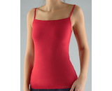GINA dámské košilka, úzká ramínka, bezešvé, jednobarevné MicroPolyamid 08006P  - bordo  S/M