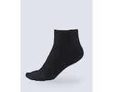 GINA dámské ponožky sportovní froté, bezešvé, jednobarevné Bambusové ponožky 82008P  - černá  35/38