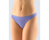 GINA dámské tanga klasická, úzký bok, bezešvé, klasické, jednobarevné MicroBavlna 05007P - jalovcová S/M