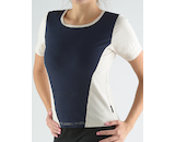 GINA dámské tričko s krátkým rukávem, krátký rukáv, šité  98040P  - písková lékořice S