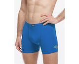 GINA pánské boxerky delší nohavička, šité, s potiskem  74184P  - atlantic šedá 50/52