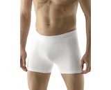 GINA pánské boxerky delší nohavička, bezešvé, jednobarevné Eco Bamboo 54005P - bílá XL/XXL