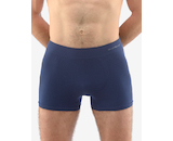 GINA pánské boxerky delší nohavička, bezešvé, jednobarevné Eco Bamboo 54005P  - lékořice  S/M