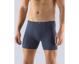 GINA pánské boxerky delší nohavička, šité, jednobarevné  74090P  - bílá  50/52