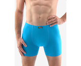 GINA pánské boxerky s delší nohavičkou, delší nohavička, šité, jednobarevné Eco Bamboo 74159P  - dunaj  62/64