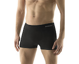 GINA pánské boxerky kratší nohavička, bezešvé, jednobarevné Eco Bamboo 53005P - černá XL/XXL