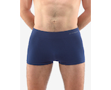 GINA pánské boxerky kratší nohavička, bezešvé, jednobarevné Eco Bamboo 53005P  - lékořice  L/XL
