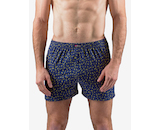 GINA pánské trenky volné, šité, s potiskem 75201P - lékořice žlutá 50/52