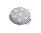 Hřející a chladící polštářek Termofor s višňovými peckami Sensillo hvězdičky šedý