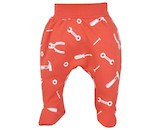 Kojenecké bavlněné polodupačky Koala Repair dark peach