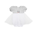 Kojenecké body s tylovou sukýnkou New Baby Wonderful šedé