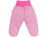 Kojenecké polodupačky New Baby Classic II s růžovými pruhy