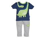 Kojenecké tričko s krátkým rukávem a tepláčky New Baby Dino