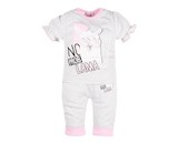 Kojenecké tričko s krátkým rukávem a tepláčky New Baby Lama