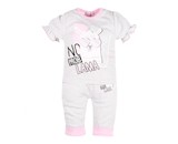 Kojenecké tričko s krátkým rukávem a tepláčky New Baby Lama