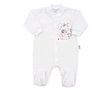Kojenecký overal New Baby Mouse bílý