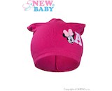 Podzimní dětská čepička New Baby Minnie růžová