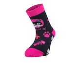 Trepon Bambusové ponožky Kočka růžové Velikost ponožky, punčocháče, legíny (Size socks) EU: 37/38